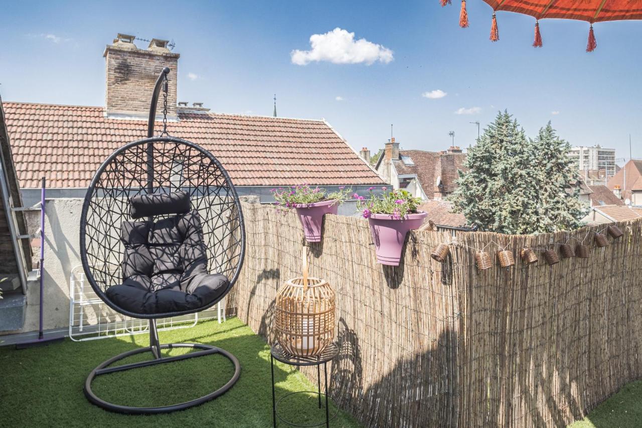 Le Rooftop - Vue Cathedrale - Climatisation Troyes Exterior photo