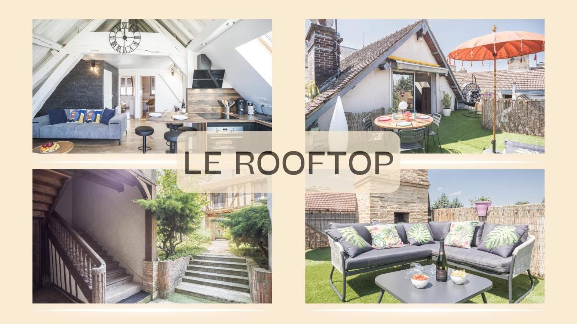 Le Rooftop - Vue Cathedrale - Climatisation Troyes Exterior photo